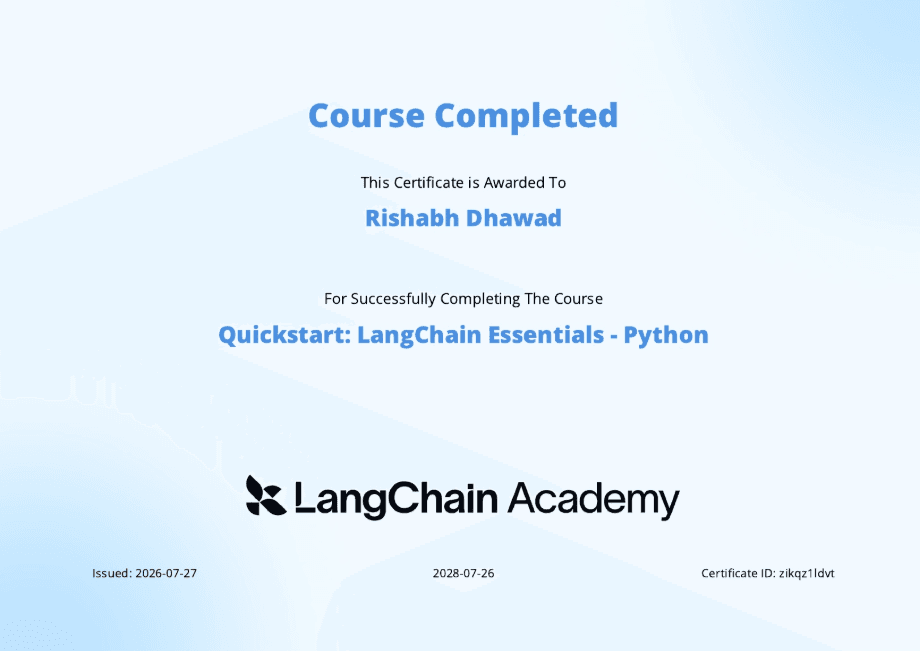LangChain Essentials - Python