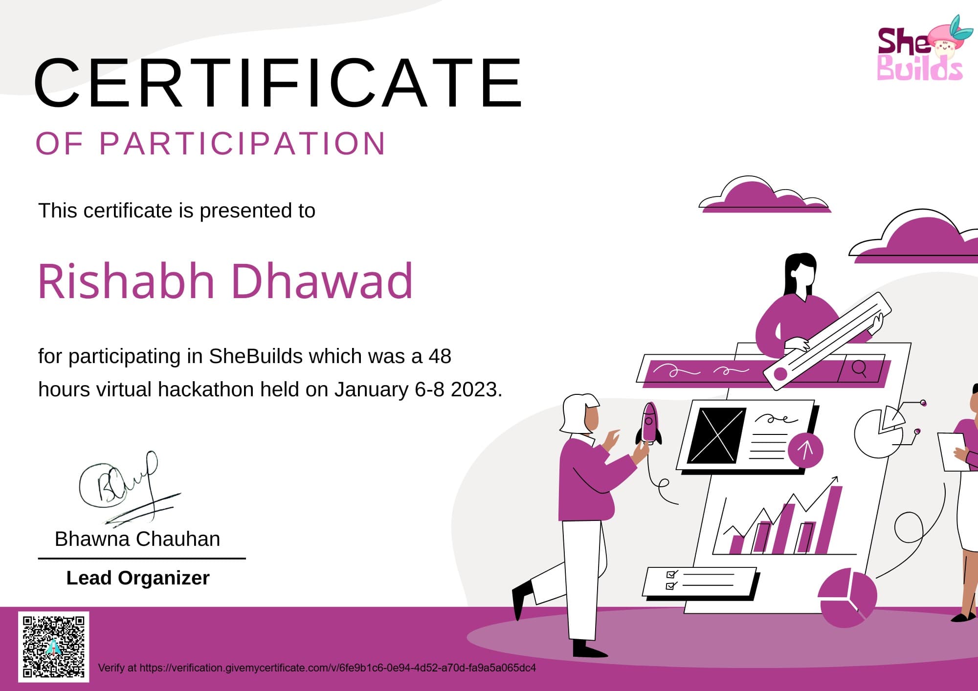 SheBuilds Hackathon 2023 (Special Mention)