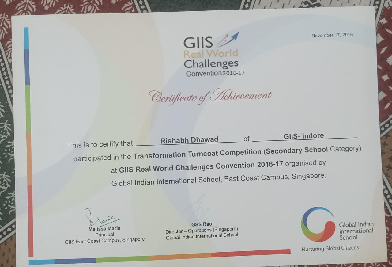 GIIS Real World Challenges Convention Singapore 2016
